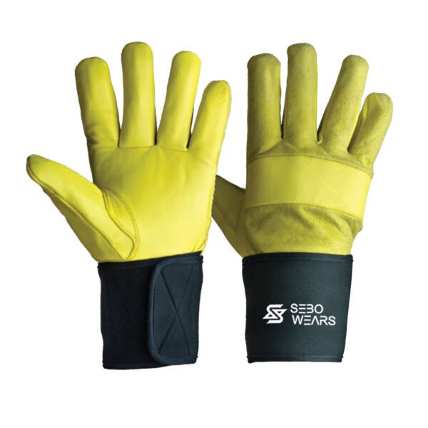 Anti-Vibration Gloves Goatskin Leather