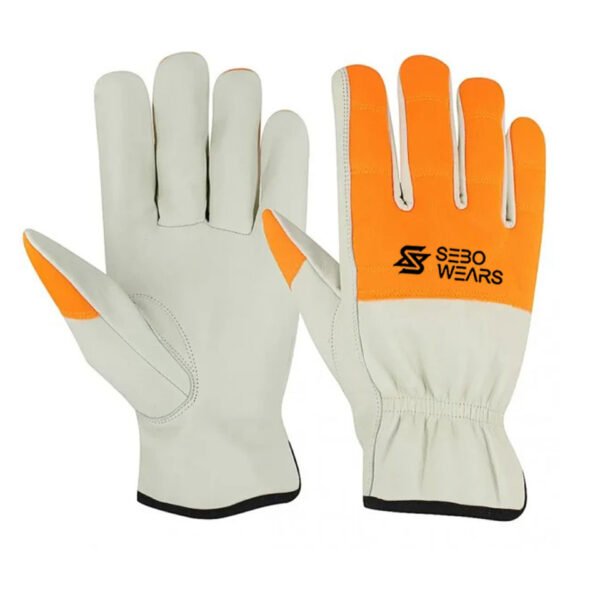 Driving Gloves Polyester Fabric Fingers