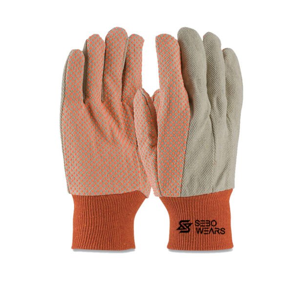 Dotted Gloves Cotton With PVC Dotted