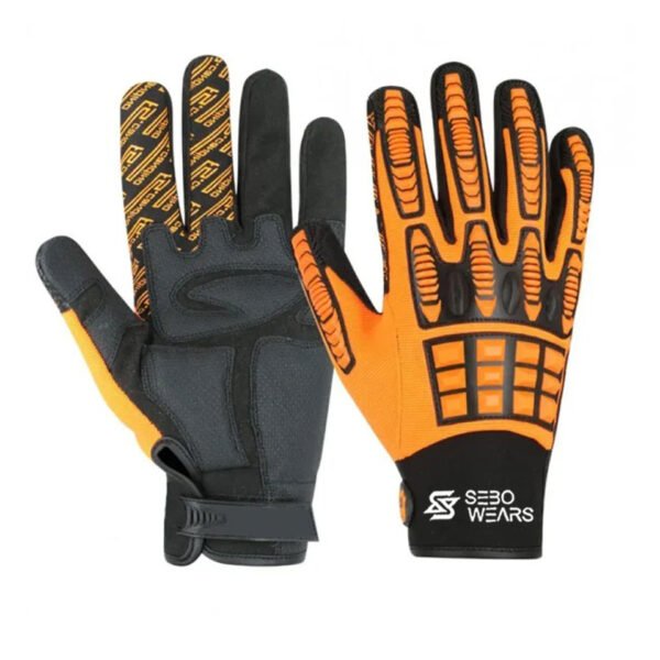 Impact Resistant Gloves Synthetic Leather TPR Gloves