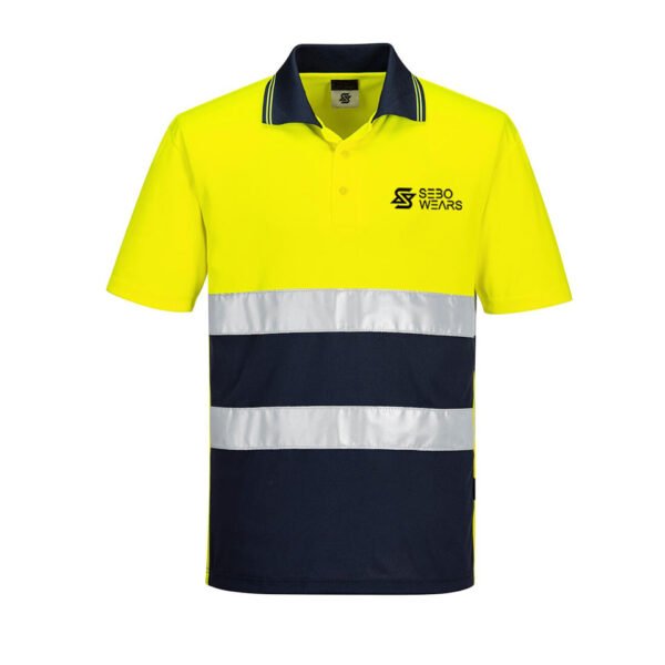 Works Polo Shirts Hi-Vis Reflective Works Shirts