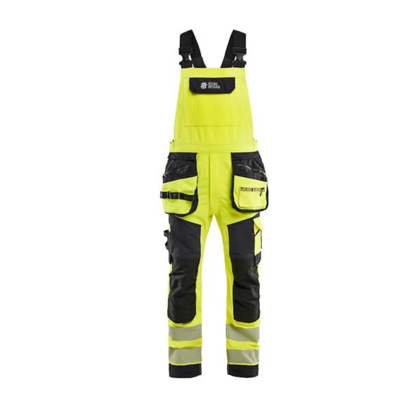 Work Hi-Vis Bib Safety Work Dungarees