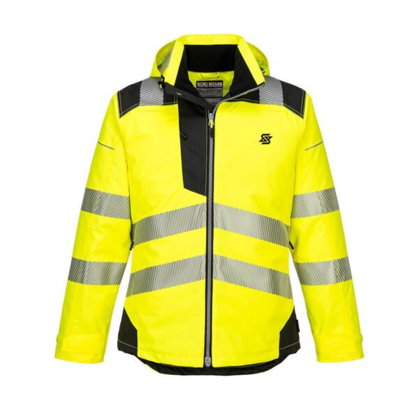 Work Hi-Vis Winter Jackets Safety Work Jacket